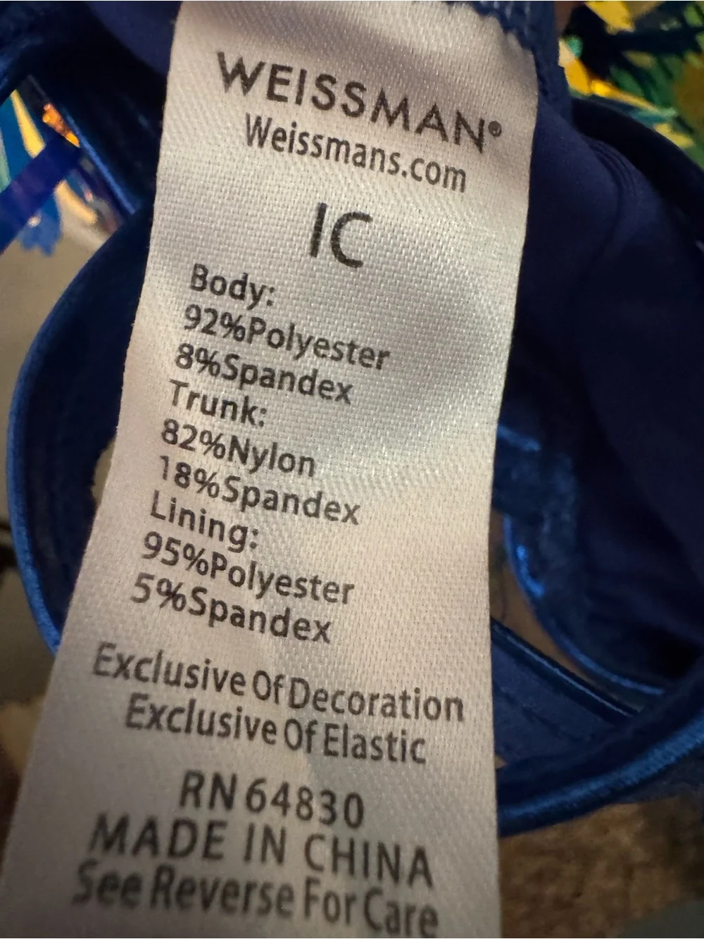 Weissman shimmering sequin
